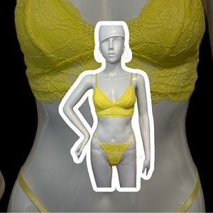 2pcs. Yellow lingerie set